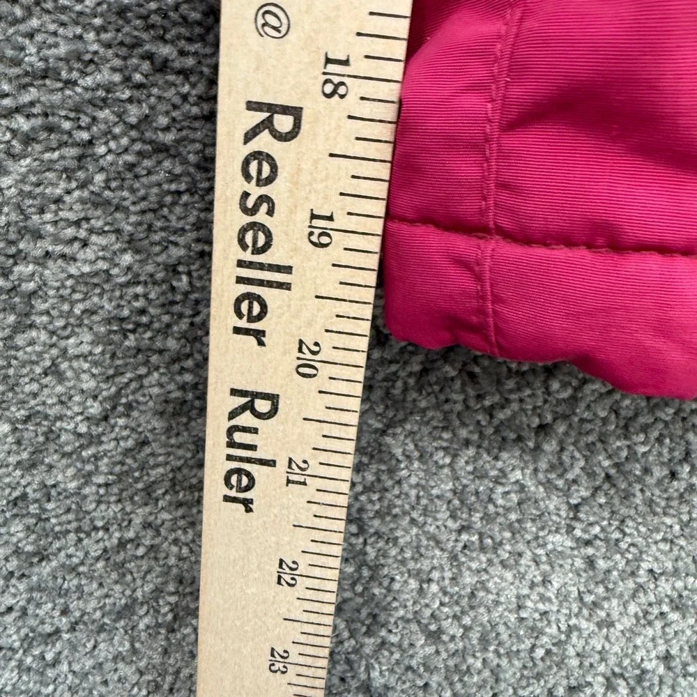 LL Bean Kids Pink Insulated Snow Pants Ski Bibs Size 6X-7 0DAT7
